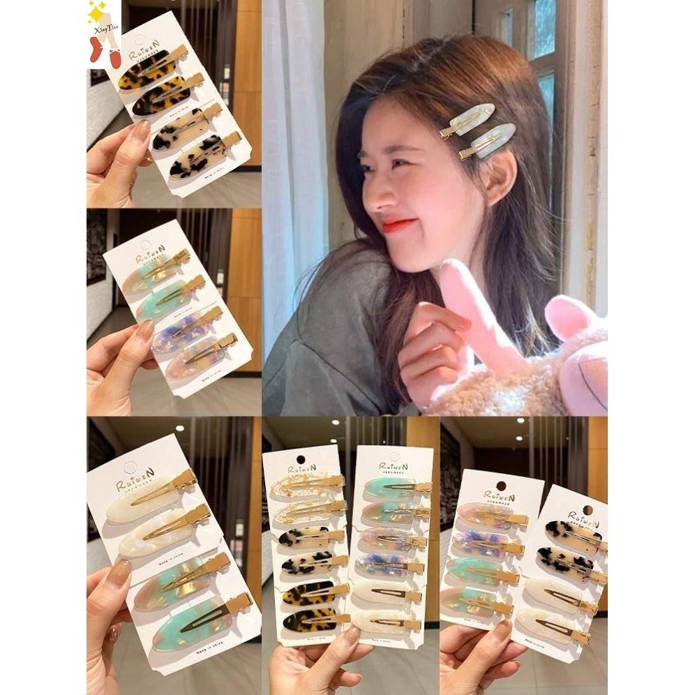 程晓玥同款无痕发夹女网红化妆heir发卡醋酸夏季前额刘海夹鸭嘴夹