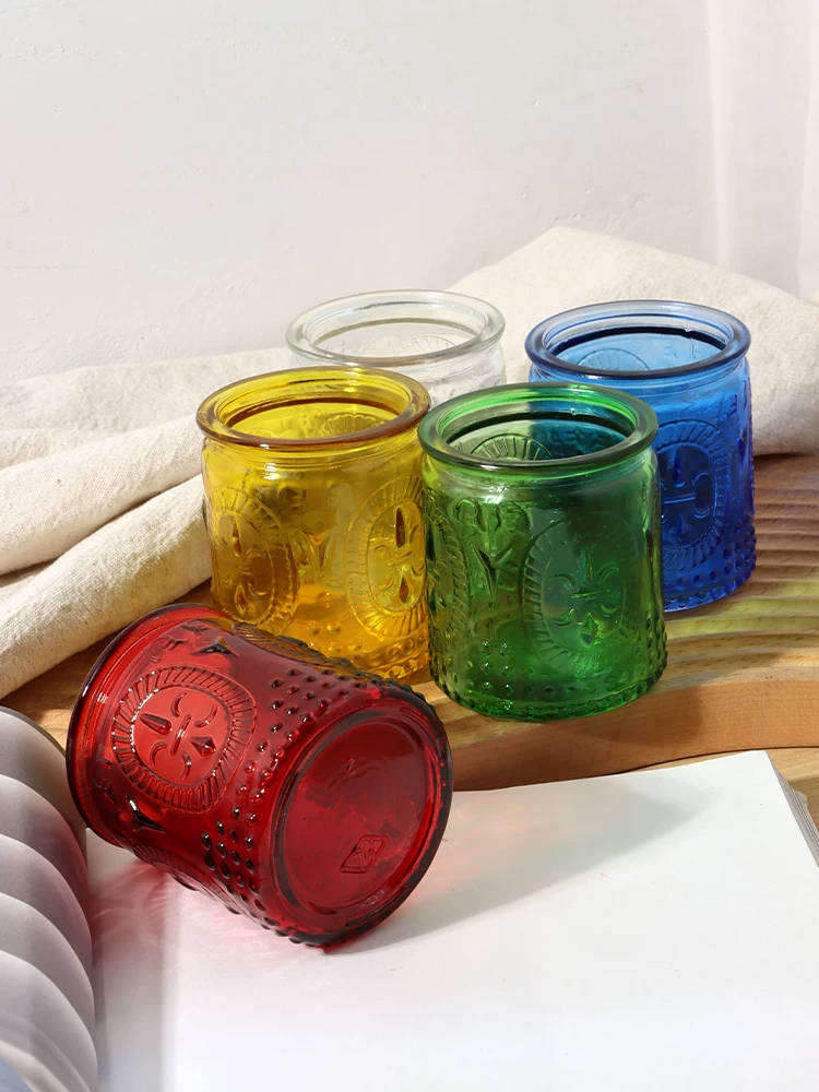 Aromatherapy handmade, glass creative matte transparent candle, DIY