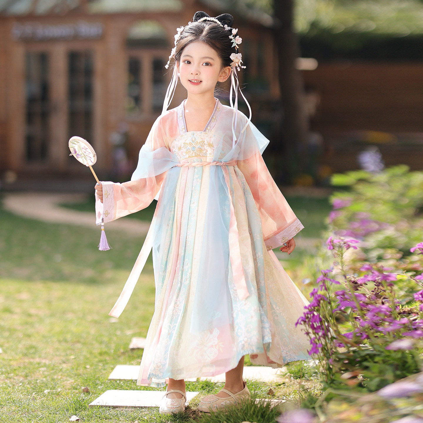女童日常汉服可穿绝美公主裙子图片