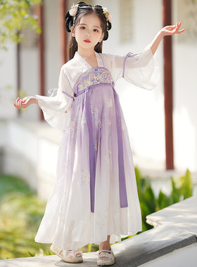 六一女童汉服舞蹈服演出服