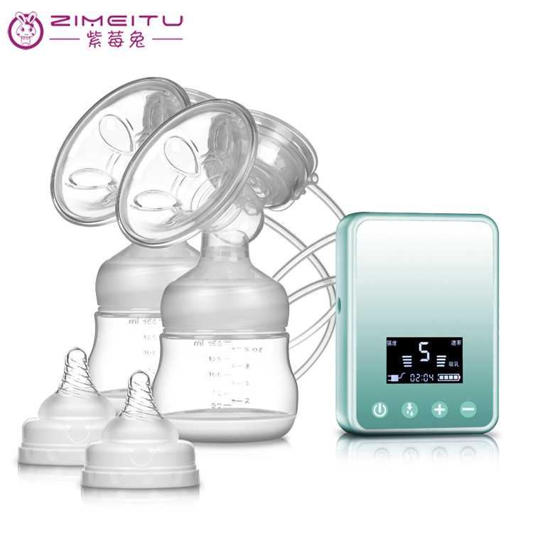 双边吸奶器电动全自动免手扶集乳器集奶器非穿戴式非手动母婴用品