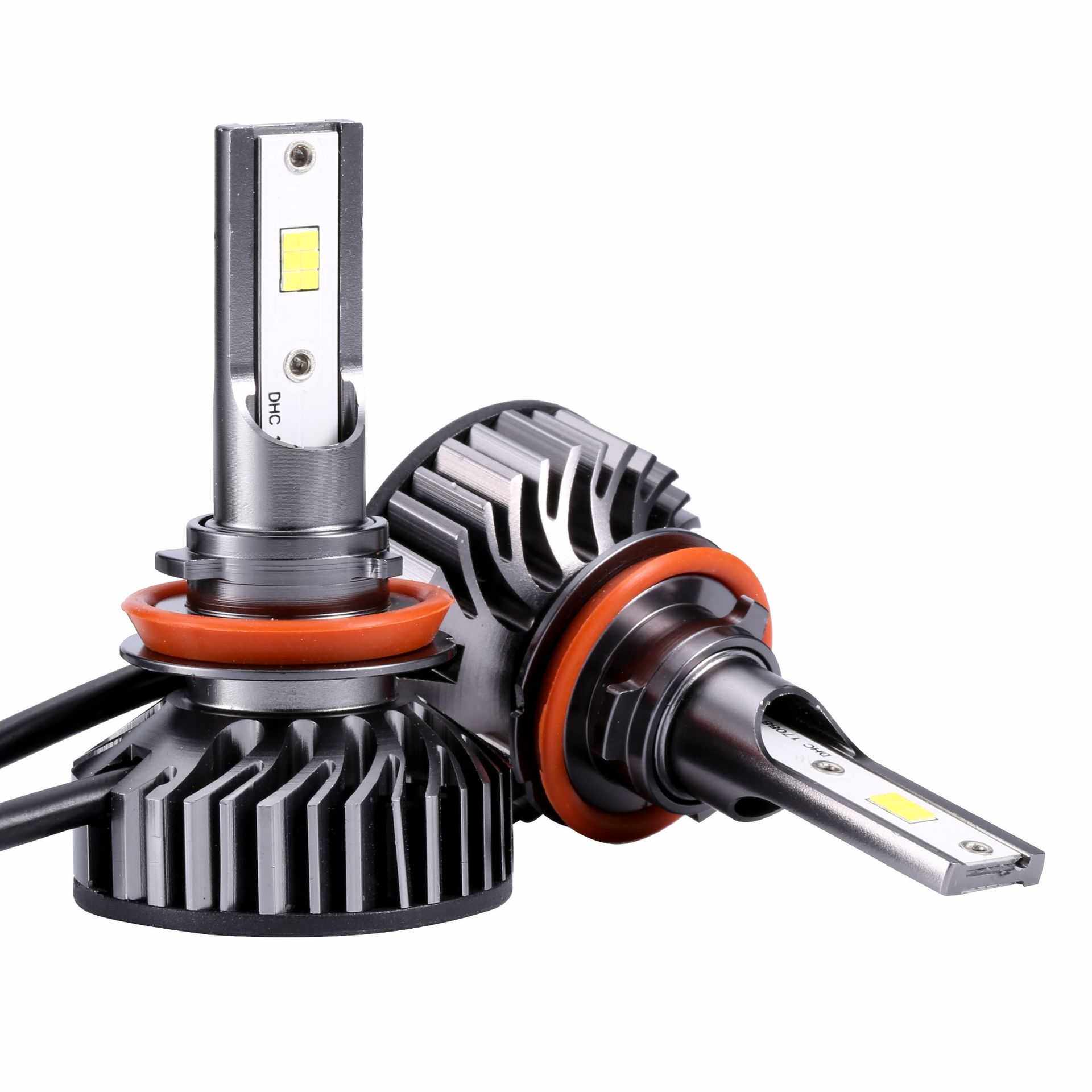 工厂汽车led大灯F2V6远近光一体12v24v无损改装通用车头灯