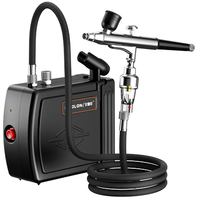 艾德伦模型喷漆气泵插电充电两用