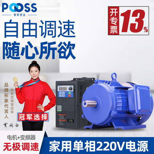 普斯变频器调速电机组合