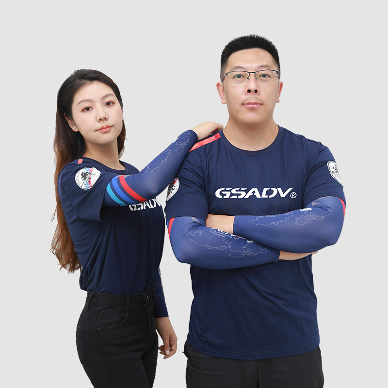 GSADV冒险夏季T恤骑行户外短袖纪念款纯棉短袖超薄吸汗透风速干衣