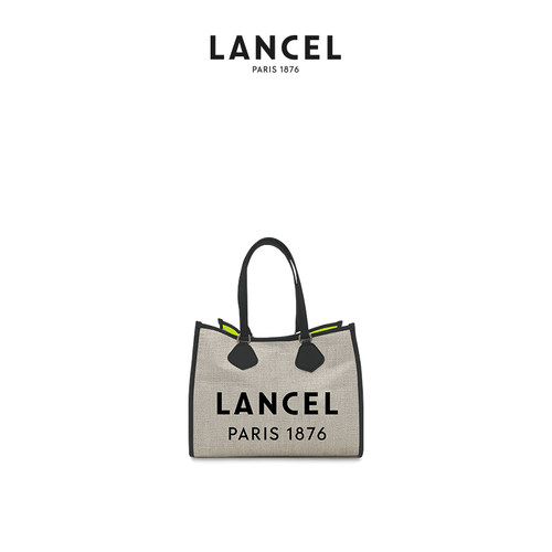 Lancel大号单肩手提帆布包