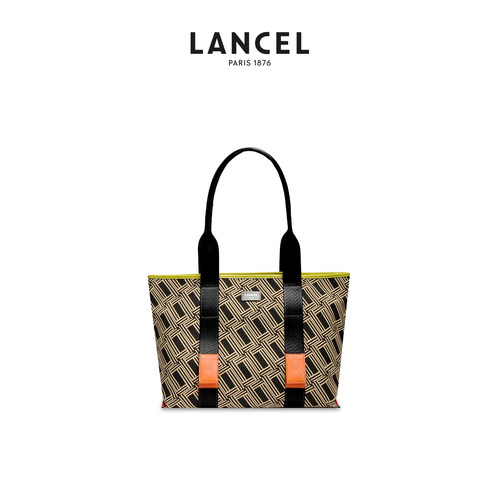 LANCEL中号单肩旅行托特包