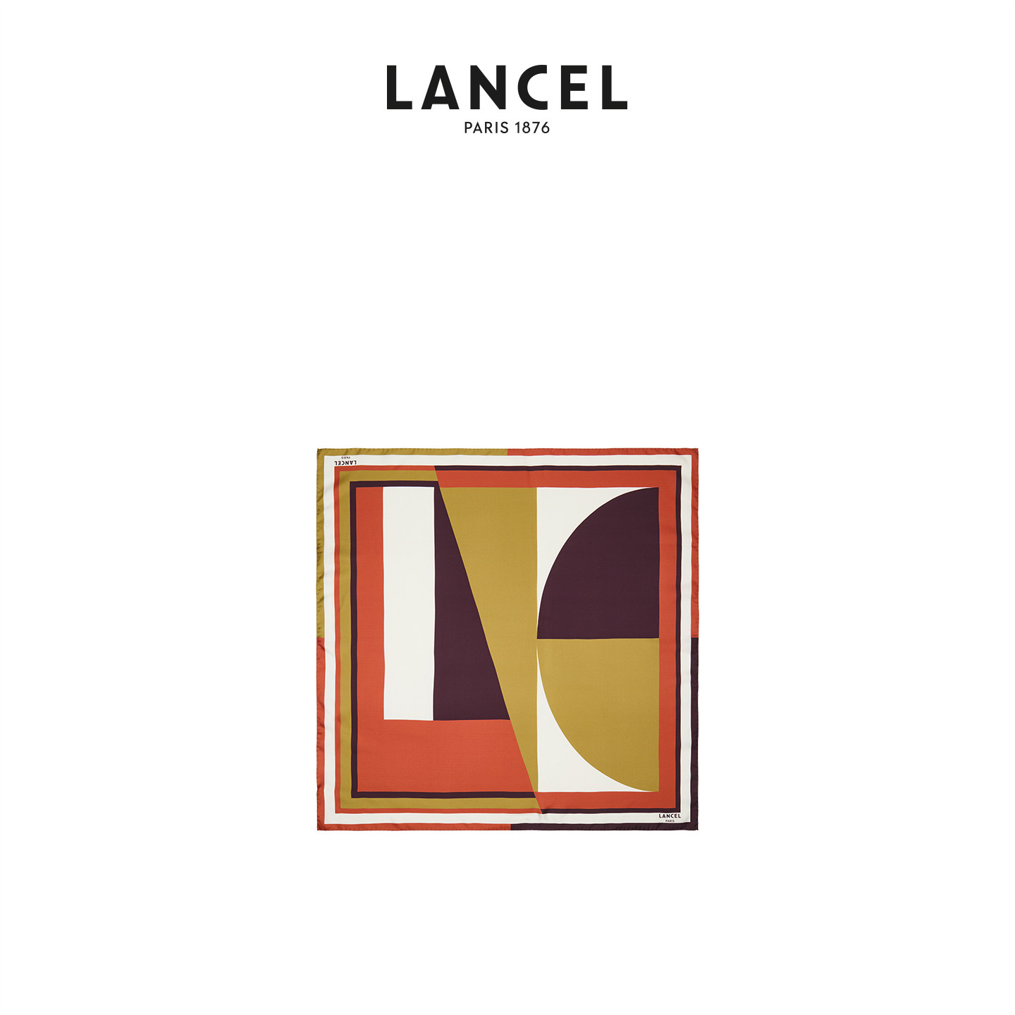 【新品】LANCEL/兰姿 印花真丝围巾 女士 新品兰姿实拍商品图