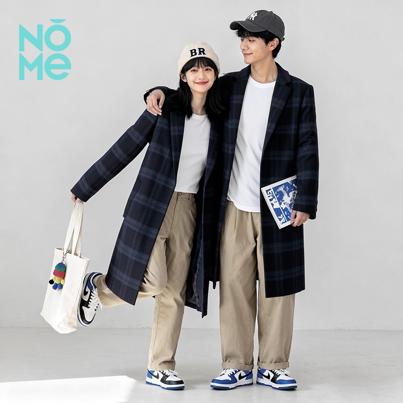 NOME（服饰）秋冬气质宽松高级显瘦羊毛双面呢大衣外套男女同款