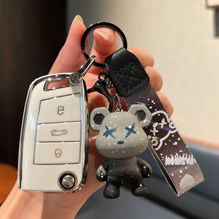 Passat汽车钥匙包卡通可爱女 2018款 适用17款 大众帕萨特330钥匙套