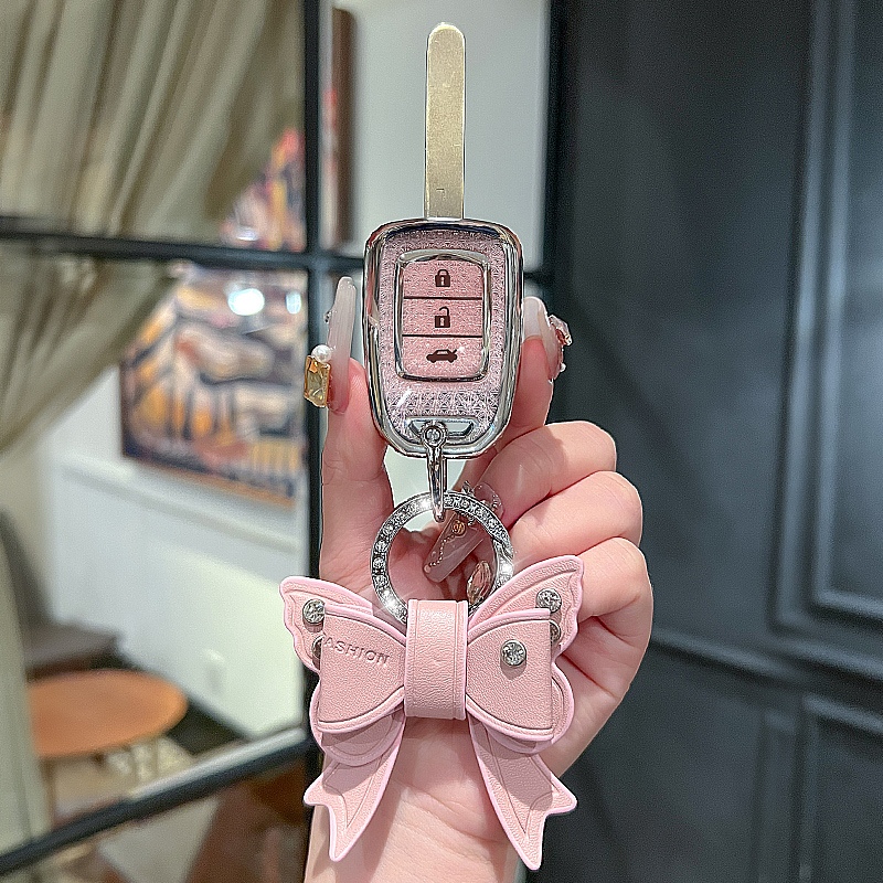 适用于钥匙套老款飞度缤智锋范哥瑞竞瑞汽车直板钥匙包壳扣男女