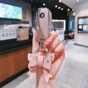 适用宝马x5/x1/x6/x7钥匙套2025款新X3/i5扣5系530li车7系735壳25