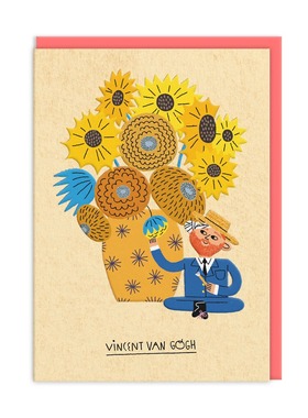 【现货】英国OhhdeerX西班牙艺术家Teresa Bellón恶搞名画家贺卡