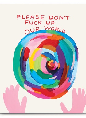 【现货】英国BrainboxCandyXDavidShrigley联名恶搞杯垫礼盒套装