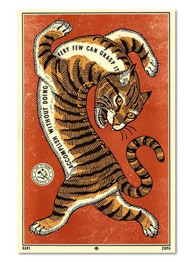 【现货】美国Ravi Zupa美式复古特种纸印刷挂画装饰画