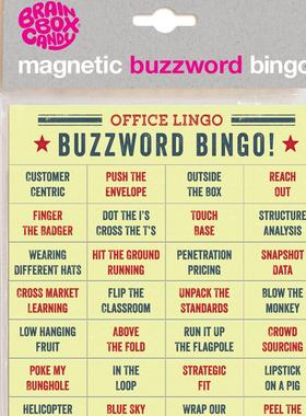 【现货】英国Brainbox Candy恶搞办公室话术拼字冰箱贴