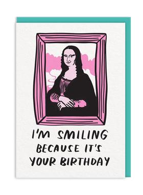 【现货】美国AndHereWeAre恶搞趣味创意生日贺卡