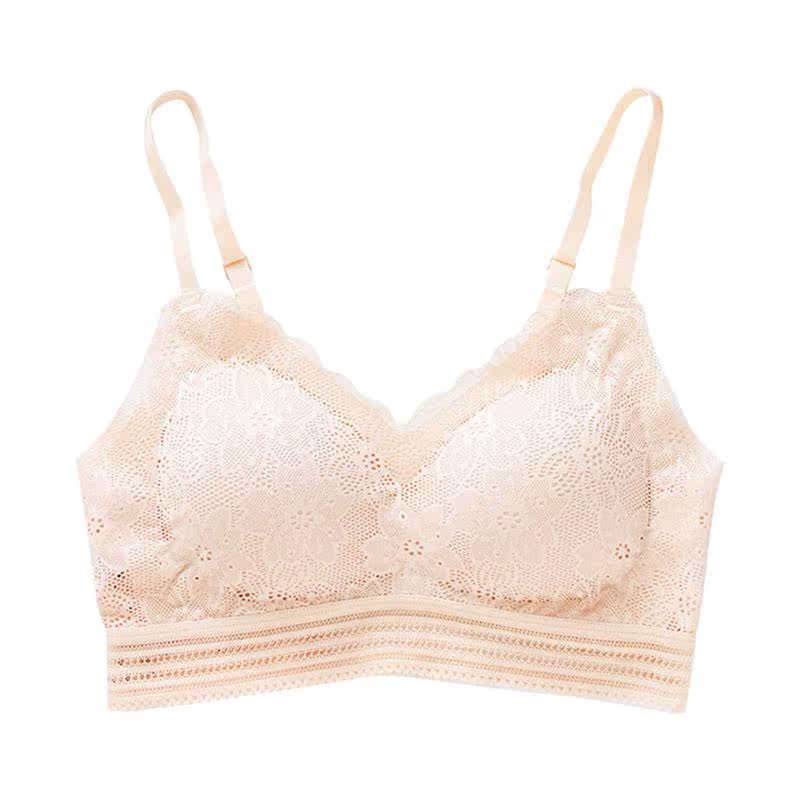 韩国Domino反手托文胸女无痕内衣蕾丝背心无钢圈胸罩聚拢透气|ruв категории Нижнее белье, лифчик - от Buy2taobao.com для оказания профессиональной услуги покупки агента Taobao