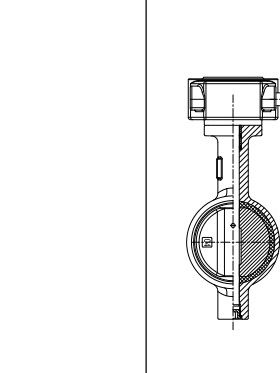 埃美柯 9863 沟槽连接弹性密封蜗轮蝶阀 D381X-16Q DN50 200