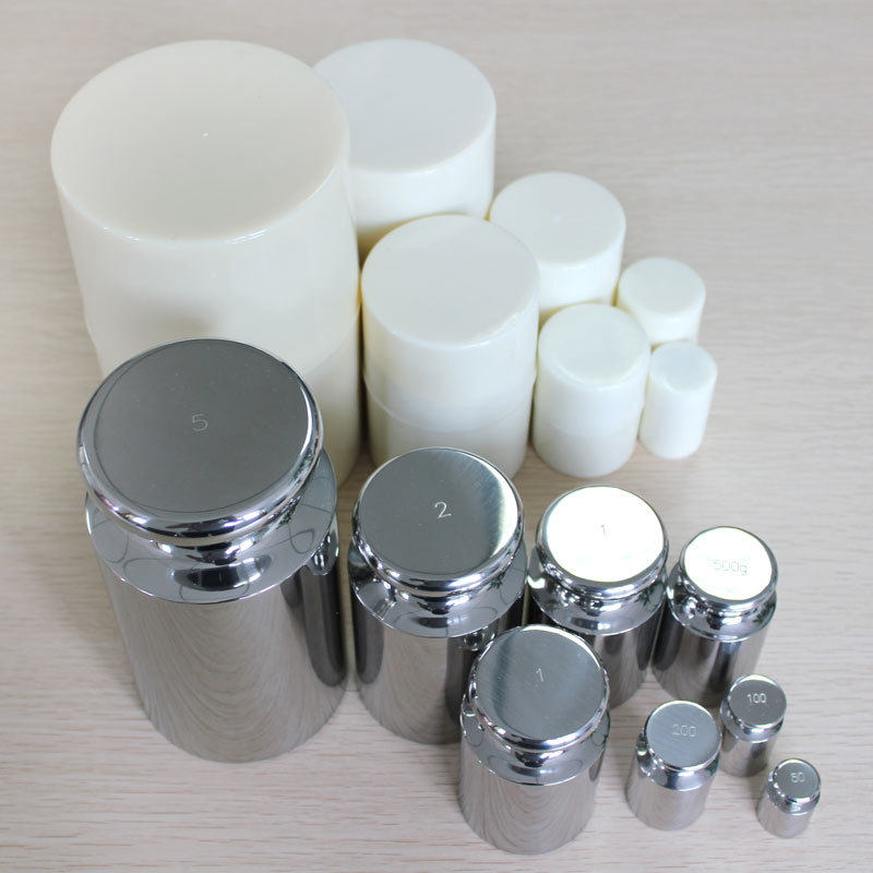 M1级钢镀铬电子秤天平校准砝码50g100G200G1kg2KG5kg10kg精准校准