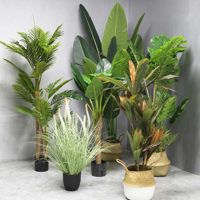 仿真绿植盆栽仿真树仿真植物室内大型假盆景装饰摆件散尾葵