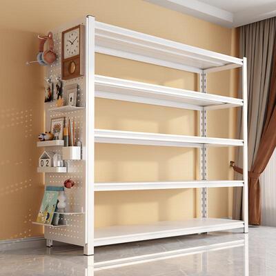 家用货架碳钢置物架多层仓储杂物间地下室超市快递展示架阳台架子