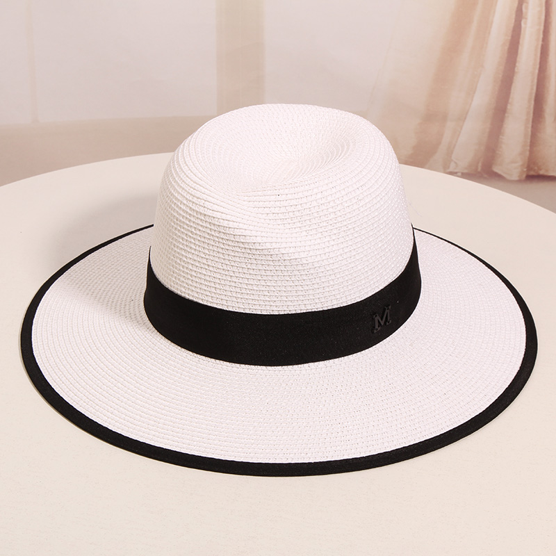 草帽夏天大檐防晒同款太阳帽子