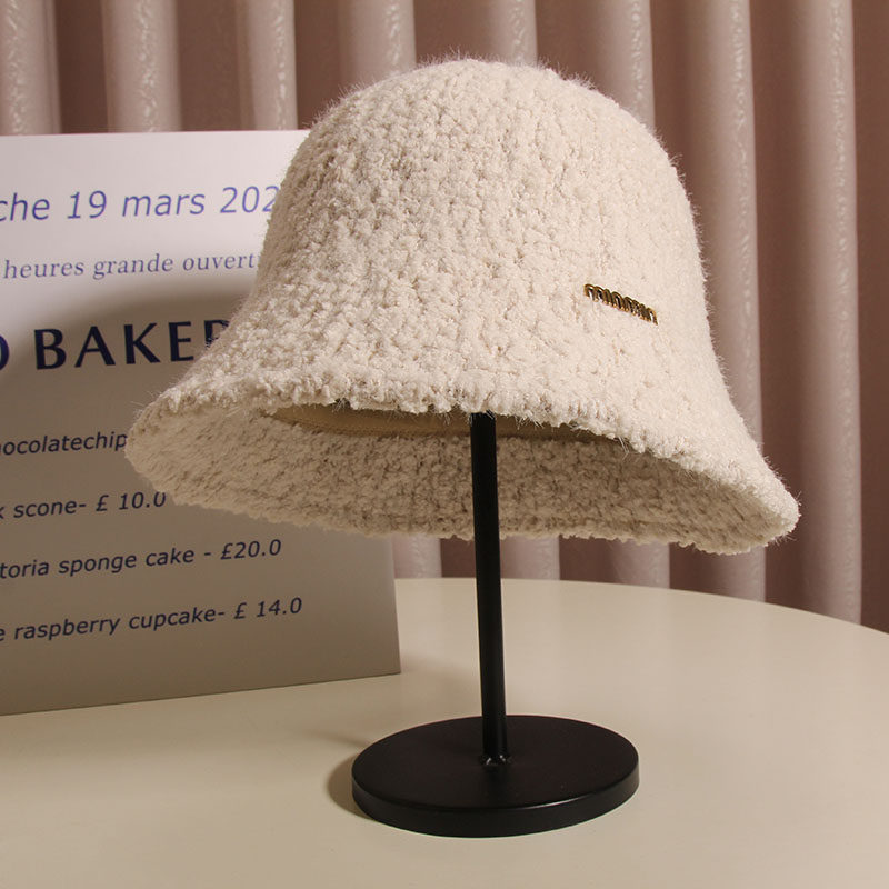 日系网红钟型毛绒水桶帽女秋冬韩版百搭遮脸渔夫帽显脸小保暖盆帽,服饰配件/皮带/帽子/围巾,帽子,淘宝优惠券,粉丝福利购,淘宝优惠卷