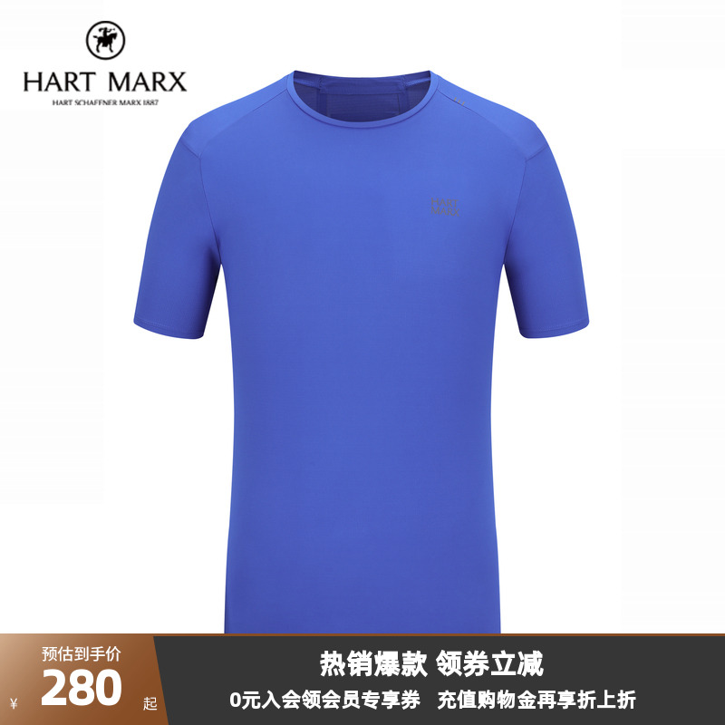 纯色短袖上衣HARTMARX