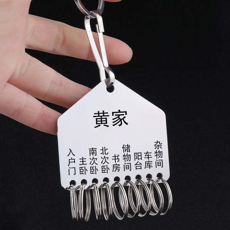 钥匙标签牌新品迷你盘房