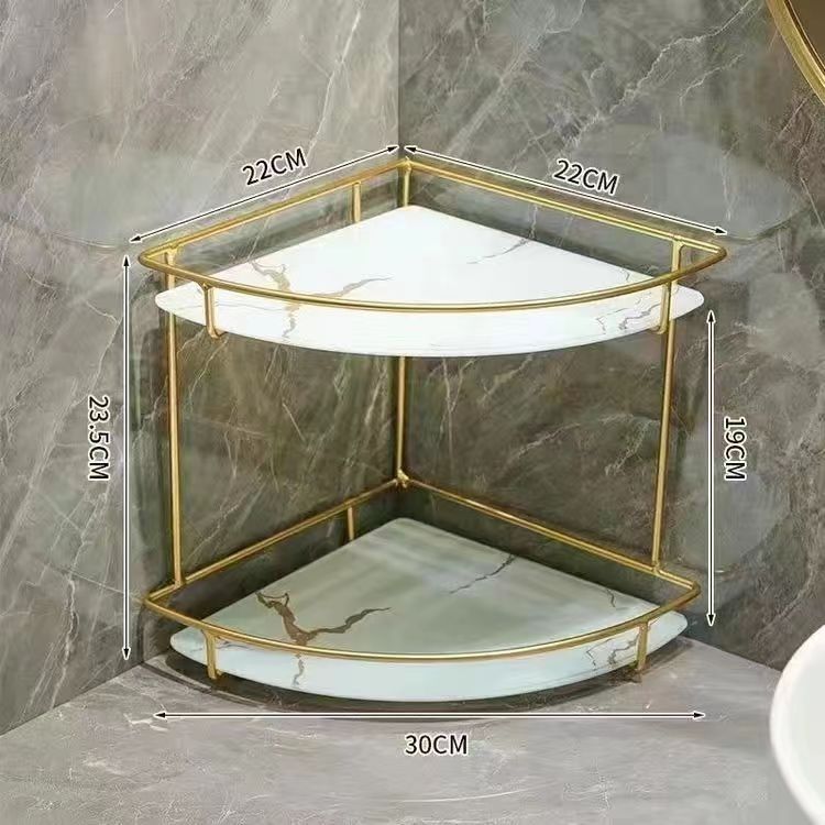 洗脸池台面置物架轻奢化