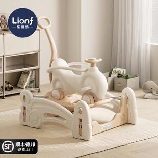 乐婴坊摇摇马蹦蹦车儿童摇摇车摇马木马蹦床玩具宝宝1周岁礼物