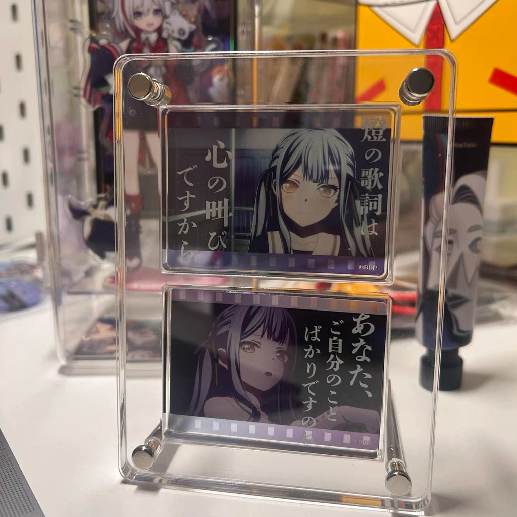 BanG Dream MyGO亚克力砖名场面收纳盒带螺母螺丝支架收纳卡套