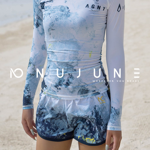 NuJune速干宽松潮牌温泉短裤