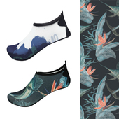 备沙滩鞋 涉水装 冲浪专用 潜水男女沙滩袜防滑水母鞋 NuJune浮潜鞋
