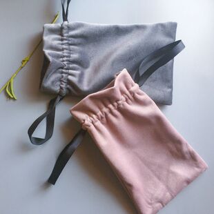 充电宝保护套手机充电宝数据线保护套抽绳束口袋化妆饰品收纳包小