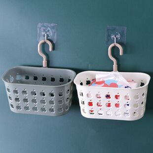 厕所放卫生纸的盒子纸巾盒挂壁式小挂篮挂钩式收纳筐卫生间挂篮壁