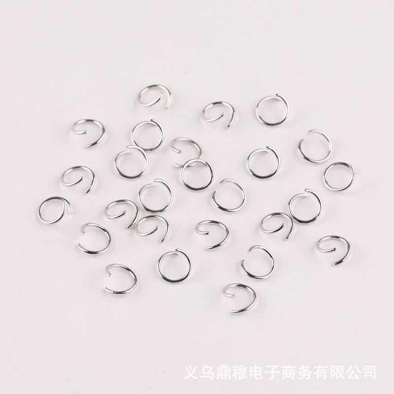 DIY饰品配件开口圈连接环铁圈无镍圈单圈钥匙圈项链耳饰材料