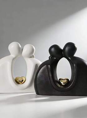 欧式恋人摆件幸福情侣结婚新婚送新人闺蜜朋友情人节生日实用白瓷