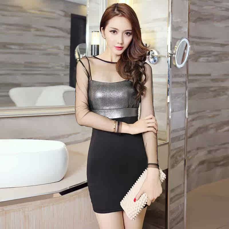 开叉高夜场上班的衣服女性感气质公关女装夜总会吊带裙短款礼潮当|ruв категории Женская одежда, платье - от Buy2taobao.com для оказания профессиональной услуги покупки агента Taobao