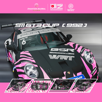 壹号站台|潮艺&WRT1:64  911GT3 卡雷拉 北展限定 合金车模