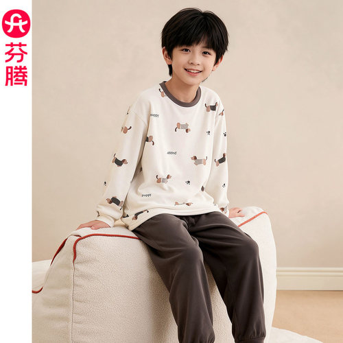芬腾服饰A类儿童珊瑚绒卡通睡衣