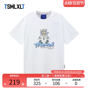 T恤时尚 TSMLXLT2024夏季 TT潮牌Bear系列短袖 新款 潮流百搭男女同款