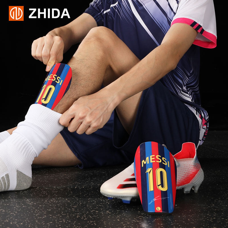zhida制达 专业足球护腿板成人儿童小学生青少年梅西轻薄小号护板