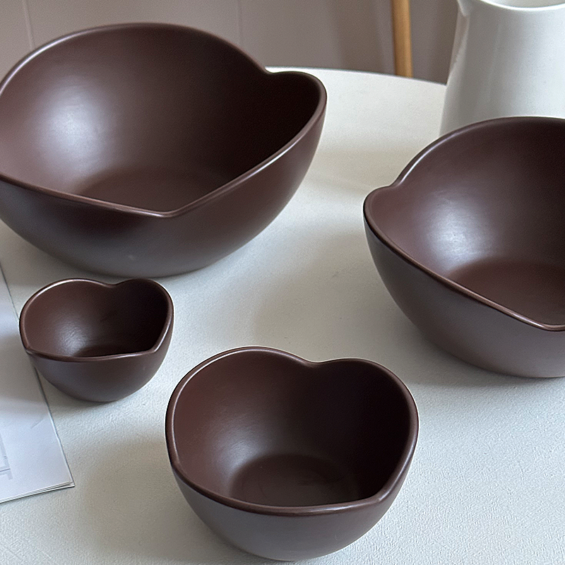 半颗橘子HO 布朗棕质感大汤盆花瓣形水煮鱼酸菜鱼排骨牛肉汤盆,餐饮具,盆,淘宝优惠券,粉丝福利购,淘宝优惠卷