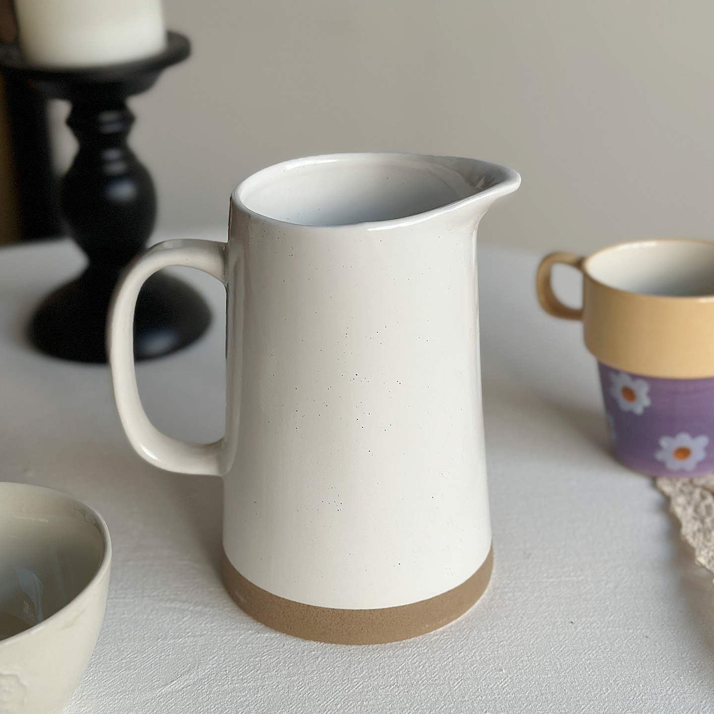 半颗橘子HO纯色小芝麻点噘嘴倒流杯手把壶拼色陶瓷热水壶果汁奶茶,餐饮具,冷水壶,淘宝优惠券,粉丝福利购,淘宝优惠卷