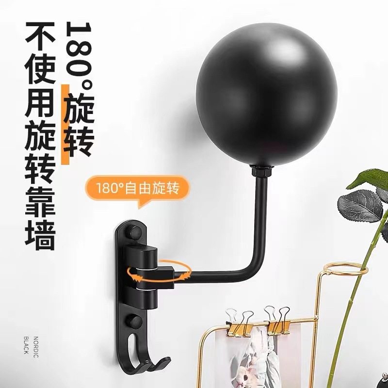 美式多功能头盔壁挂式摩托车头盔架支架铝合金摆放架帽子收纳架