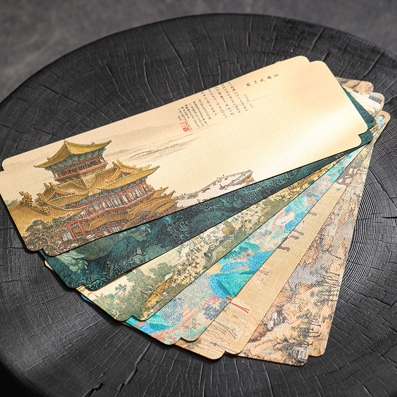 国风禅意古画茶席双面两用防水隔热茶垫茶巾茶桌装饰茶道零配件