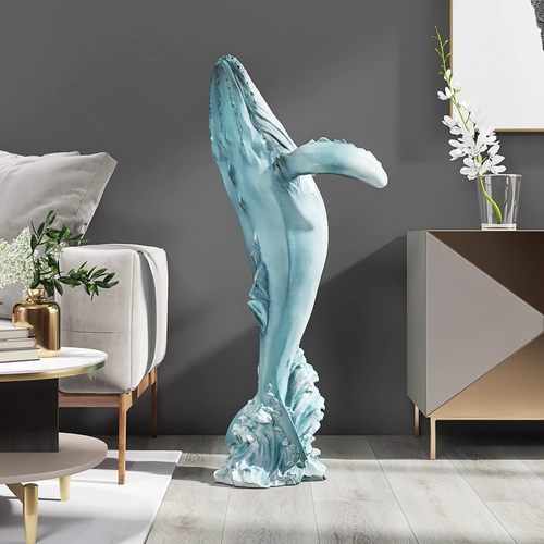 创意鲸鱼大型落地摆件