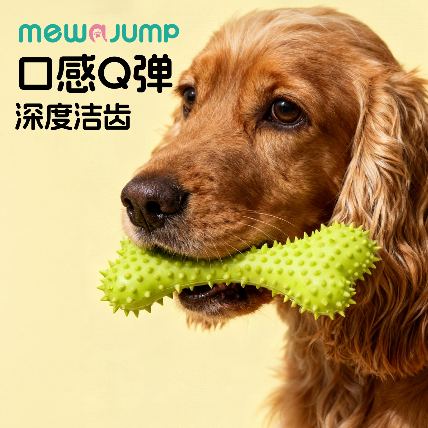 梅花脚橡胶材质耐咬洁齿磨牙棒